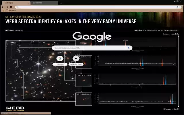 James Webb Thème [version 1]  from Chrome web store to be run with OffiDocs Chromium online